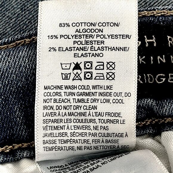 Lucky Brand Brigette Ankle Jeans Size 8 Button Closure Skinny - Picture 13 of 13